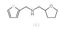 (Tetrahydro-furan-2-ylmethyl)-thiophen-2-ylmethyl-amine hydrochloride结构式