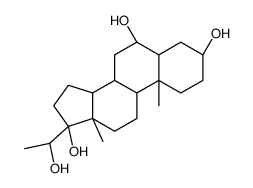 pregnane-3,6,17,20-tetrol Structure