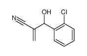 3-(2-chlorophenyl)-3-hydroxy-2-methylenepropionitrile结构式