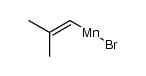 (2-methylprop-1-en-1-yl)manganese(II) bromide结构式