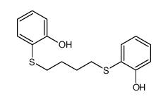 2-[4-(2-hydroxyphenyl)sulfanylbutylsulfanyl]phenol Structure