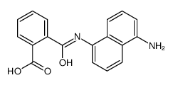 2-[(5-aminonaphthalen-1-yl)carbamoyl]benzoic acid Structure