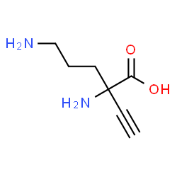 D-Ornithine, 2-ethynyl- (9CI) Structure