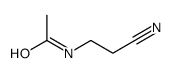 N-(2-cyanoethyl)acetamide Structure