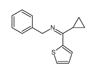 N-benzyl-1-cyclopropyl-1-thiophen-2-ylmethanimine结构式