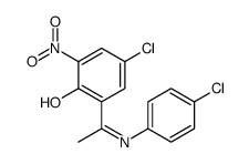 4-CHLORO-2-[1-[(4-CHLOROPHENYL)IMINO]ETHYL]-6-NITRO-PHENOL picture