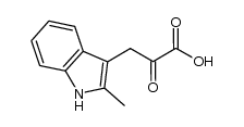 3-(2-methylindolyl)pyruvic acid Structure