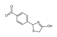 2-(4-nitrophenyl)-1,3-thiazolidin-4-one Structure