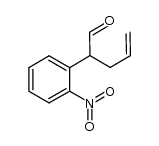 2-(2-nitrophenyl)-pent-4-enal结构式