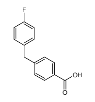 4-(4-Fluoro-Benzyl)-Benzoic Acid Structure