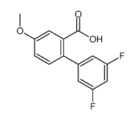 2-(3,5-difluorophenyl)-5-methoxybenzoic acid Structure