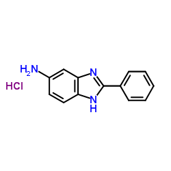 2-PHENYL-1H-BENZOIMIDAZOL-5-YLAMINE HYDROCHLORIDE结构式