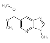 6-(二甲氧基甲基)-3-甲基-3H-咪唑并[4,5-b]吡啶结构式