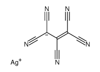 silver (1,1,2,3,3-pentacyanopropenide)结构式