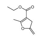 ethyl 5-methyl-2-methylidene-3H-furan-4-carboxylate Structure