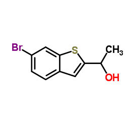 1-(6-Bromo-1-benzothiophen-2-yl)ethanol结构式