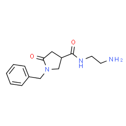 N-(2-aminoethyl)-1-benzyl-5-oxopyrrolidine-3-carboxamide Structure