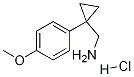 CyclopropaneMethanaMine, 1-(4-Methoxyphenyl)-, hydrochloride Structure