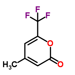 4-Methyl-6-(trifluoromethyl)-2H-pyran-2-one Structure