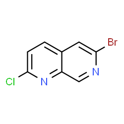 6-Bromo-2-chloro-1,7-naphthyridine Structure