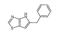 5-benzyl-4H-pyrrolo[2,3-d]thiazole结构式