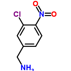 1-(3-Chloro-4-nitrophenyl)methanamine结构式