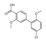 4-(5-chloro-2-methoxyphenyl)-2-methoxybenzoic acid Structure