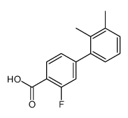 4-(2,3-dimethylphenyl)-2-fluorobenzoic acid Structure