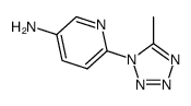 6-(5-methyl-1H-tetrazol-1-yl)pyridin-3-amine结构式