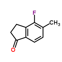 4-Fluoro-5-methyl-1-indanone结构式