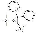 Silane, (3,3-diphenyl-1-cyclopropene-1,2-diyl)bis[trimethyl- structure