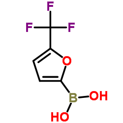 [5-(Trifluoromethyl)-2-furyl]boronic acid Structure