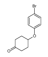 4-(4-bromophenoxy)cyclohexanone结构式