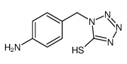 1-[(4-aminophenyl)methyl]-2H-tetrazole-5-thione结构式