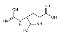 N(alpha)-carbamoylglutamine-1-amide结构式