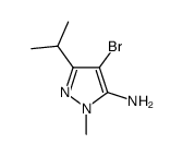 4-bromo-2-methyl-5-propan-2-ylpyrazol-3-amine图片