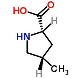 (2S,4S)-4-METHYL-PYRROLIDINE-2-CARBOXYLICACID结构式