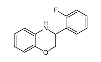 3-(2-fluorophenyl)-3,4-dihydro-2H-1,4-benzoxazine Structure