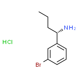 (1S)-1-(3-BROMOPHENYL)BUTYLAMINE Structure