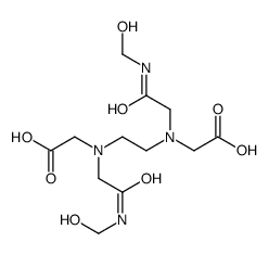 2-[2-[carboxymethyl-[2-(hydroxymethylamino)-2-oxoethyl]amino]ethyl-[2-(hydroxymethylamino)-2-oxoethyl]amino]acetic acid Structure