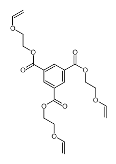 tris(2-ethenoxyethyl) benzene-1,3,5-tricarboxylate结构式