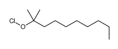 2-methyldecan-2-yl hypochlorite Structure