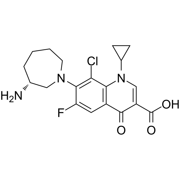 Besifloxacin structure