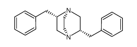 (1R,2S,4R,5S)-2,5-bis(phenylmethyl)-1,4-diazabicyclo[2.2.2]octane结构式