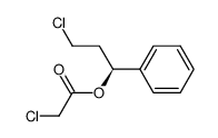 Chloro-acetic acid (S)-3-chloro-1-phenyl-propyl ester Structure