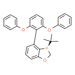 (R)-3-(tert-butyl)-4-(2,6-diphenoxyphenyl)-2,3-dihydrobenzo[d][1,3]oxaphosphole structure