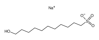 11-hydroxy-undecane-1-sulfonic acid , sodium-salt Structure