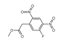 methyl (5-fluoro-2,4-dinitrophenyl)acetate结构式