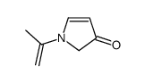 3H-Pyrrol-3-one,1,2-dihydro-1-(1-methylethenyl)-(9CI) structure