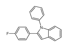 2-(4-fluorophenyl)-1-phenylindole Structure